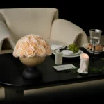 Timeless Rose Vase Champagne Forever Roses in Vase_09.webp